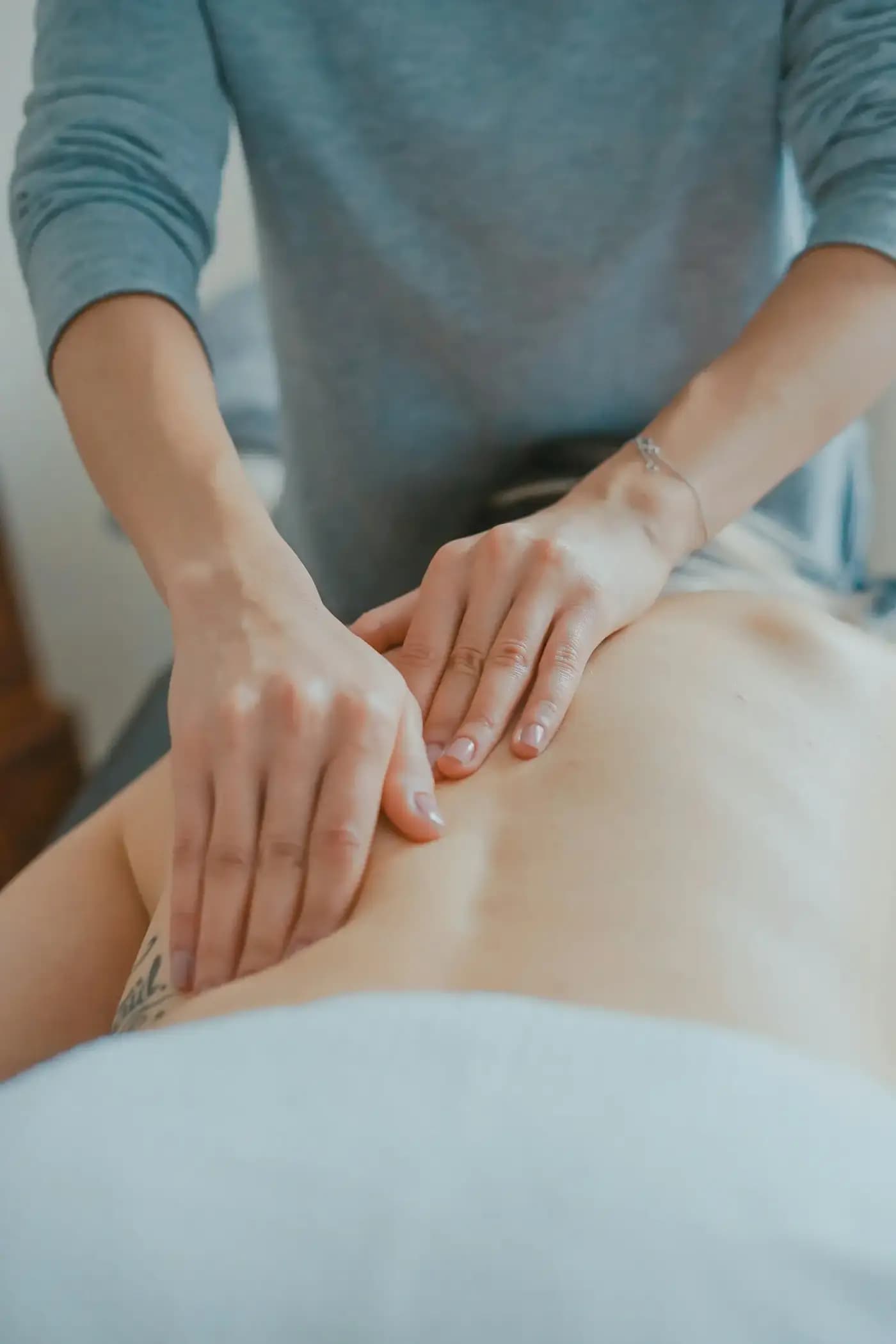 Séance d’ostéopathie