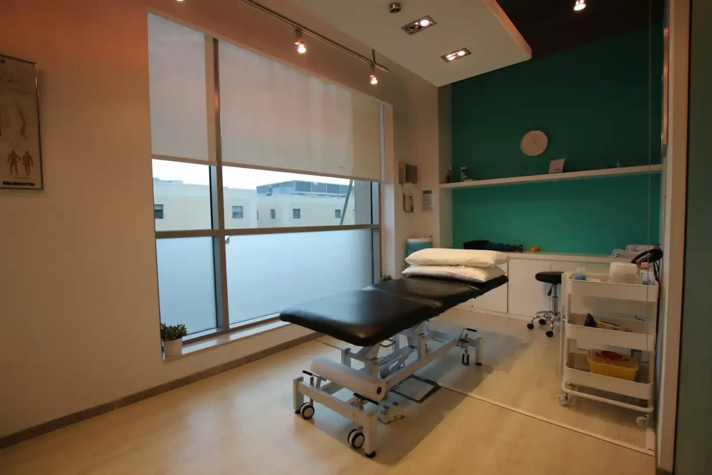 Une salle de soins lumineuse