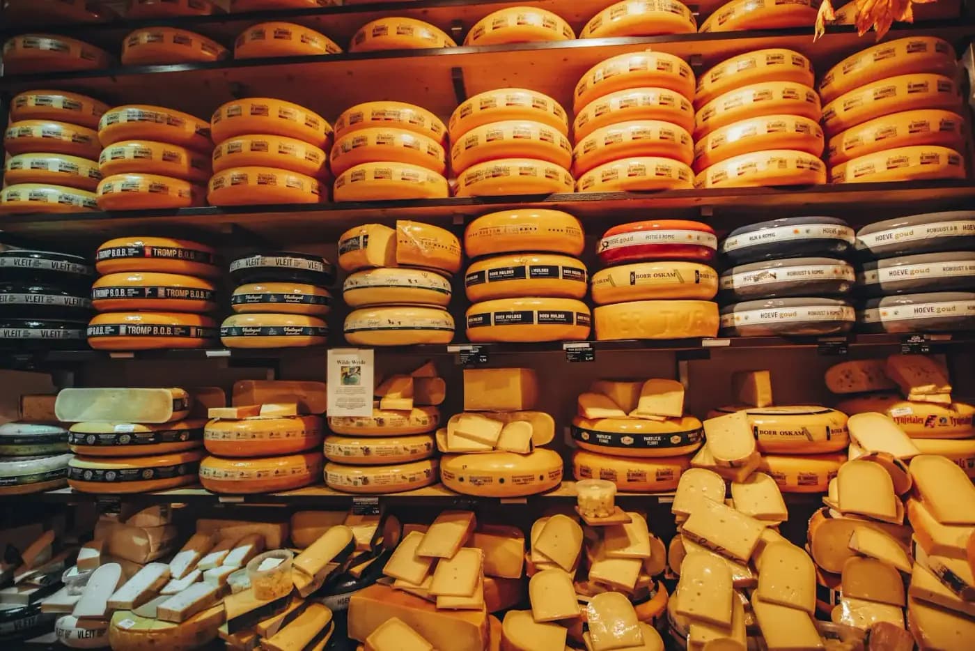 Les fromages prêts pour le marché