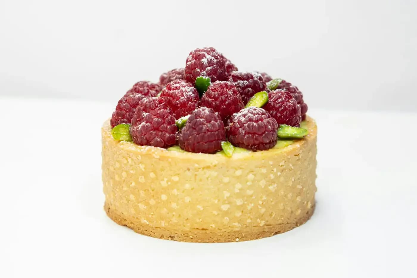Un gâteau aux framboises