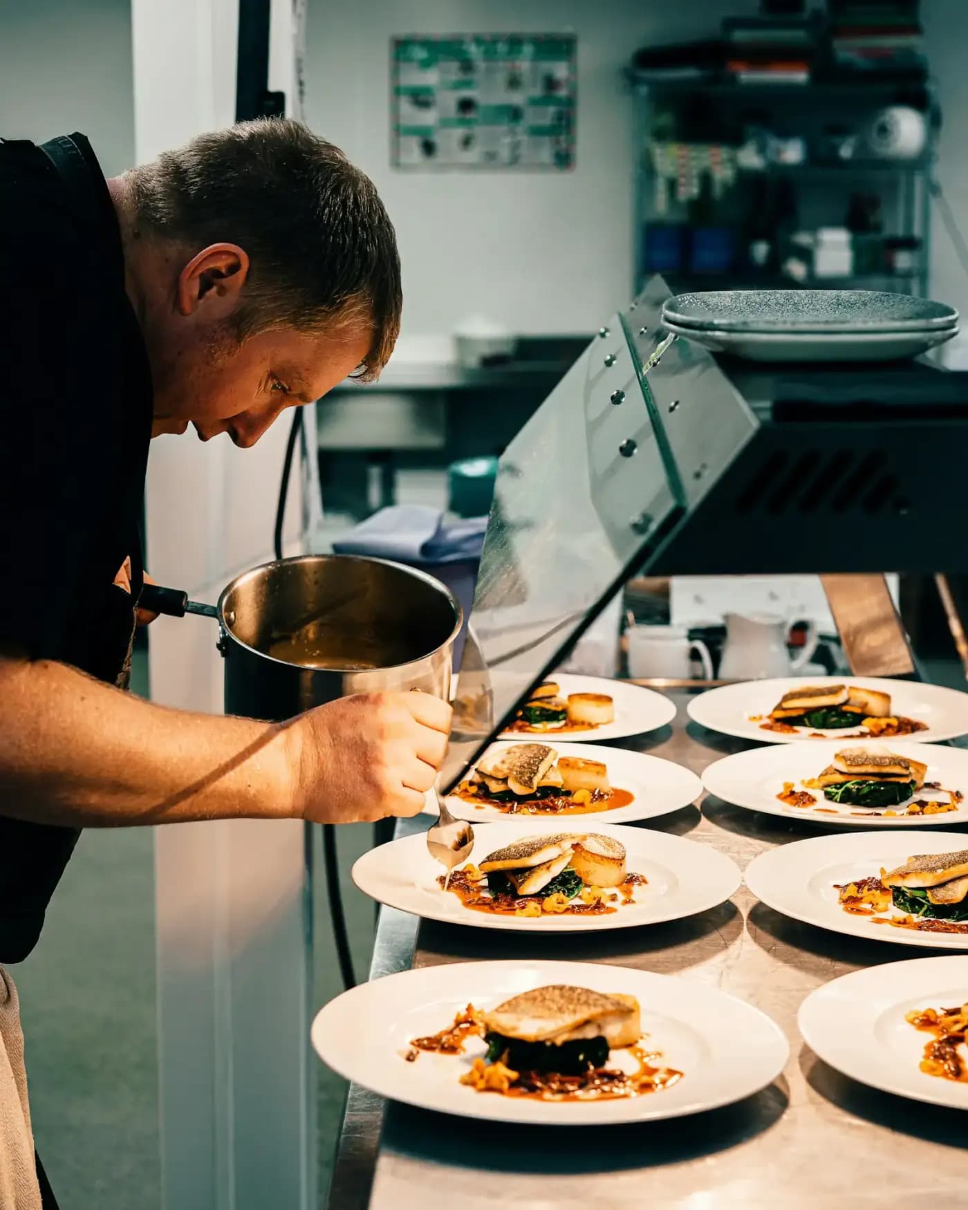 Le service du soir en cuisine